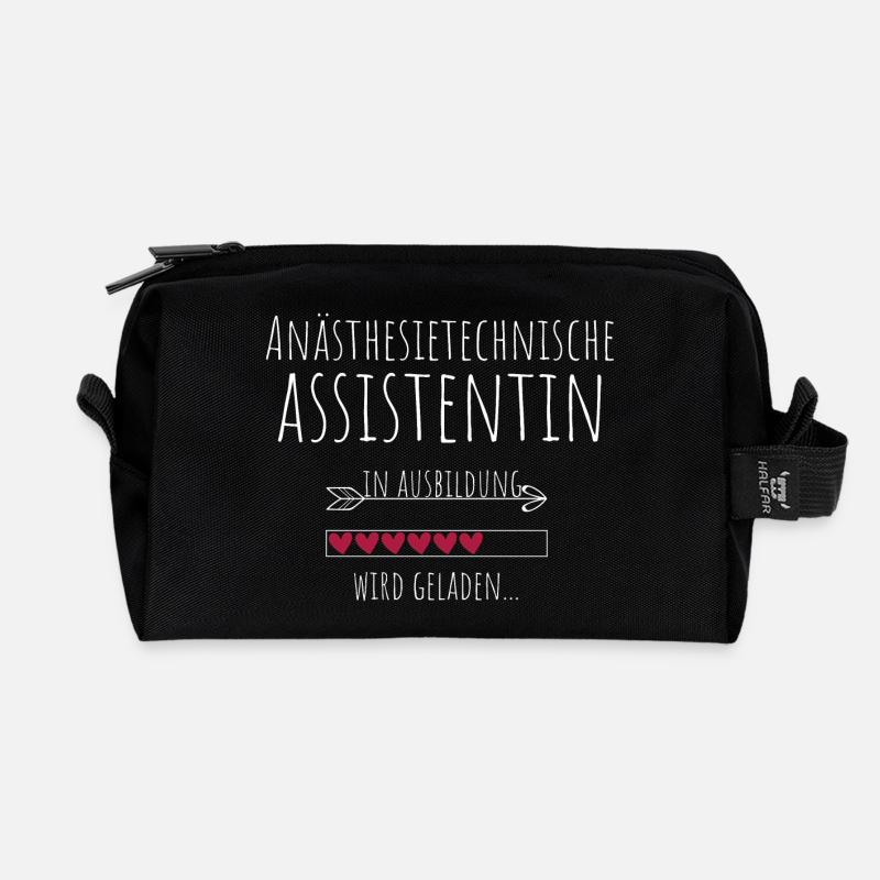 Anästhesietechnische Assistentin in Ausbildung - Recycelte Kulturtasche - Schwarz