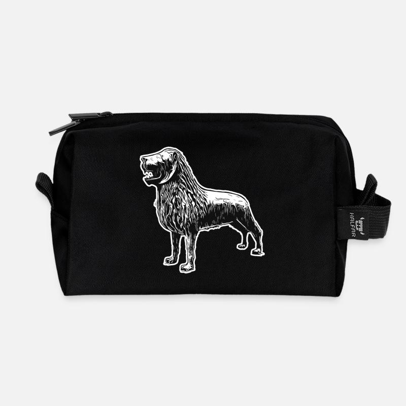 Braunschweiger Löwe - Recycelte Kulturtasche - Schwarz