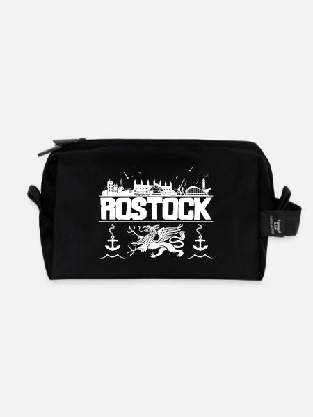Rostock - Recycelte Kulturtasche - Schwarz