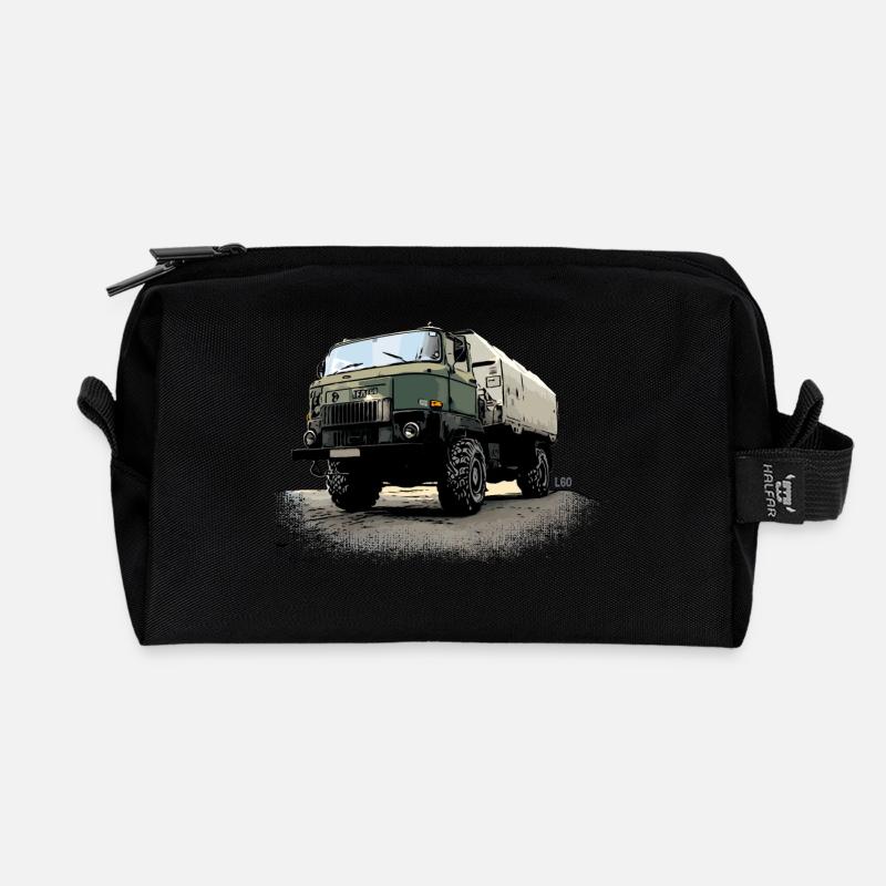 IFA | L60 | DDR | LKW - Recycelte Kulturtasche - Schwarz