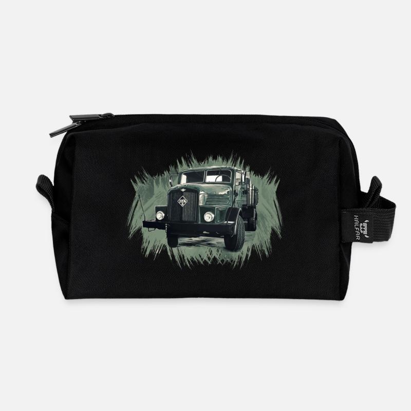 Pritschenwagen IFA H6 - Recycelte Kulturtasche - Schwarz