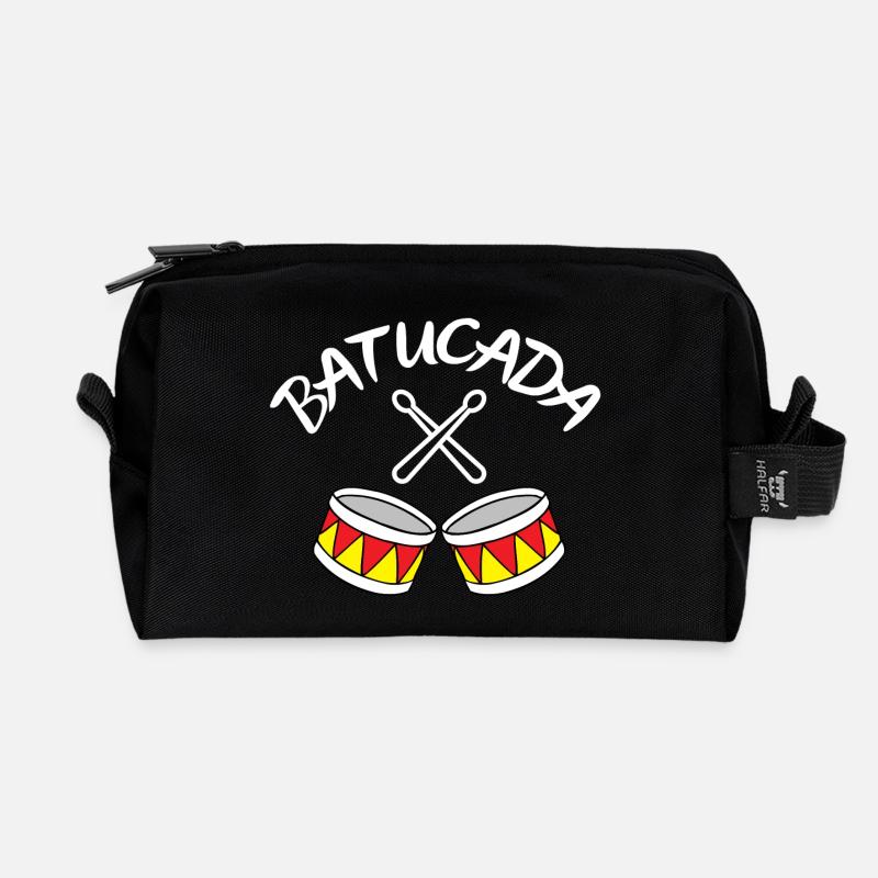 Batucada, Perkussion, Trommel - Recycelte Kulturtasche - Schwarz