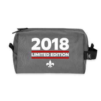 2018 Limited Edition - Recycled Toiletry Zip Bag - anthracite - Front