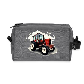 Tractor Belarus MTS 550 - Recycled Toiletry Zip Bag - anthracite - Front