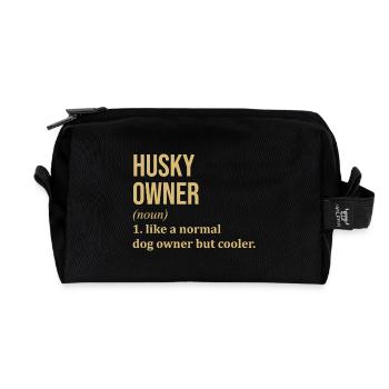 Husky - Recycled Toiletry Zip Bag - black - Front