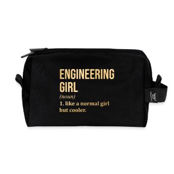 Ingenieur - Recycelte Kulturtasche - Schwarz - Vorne