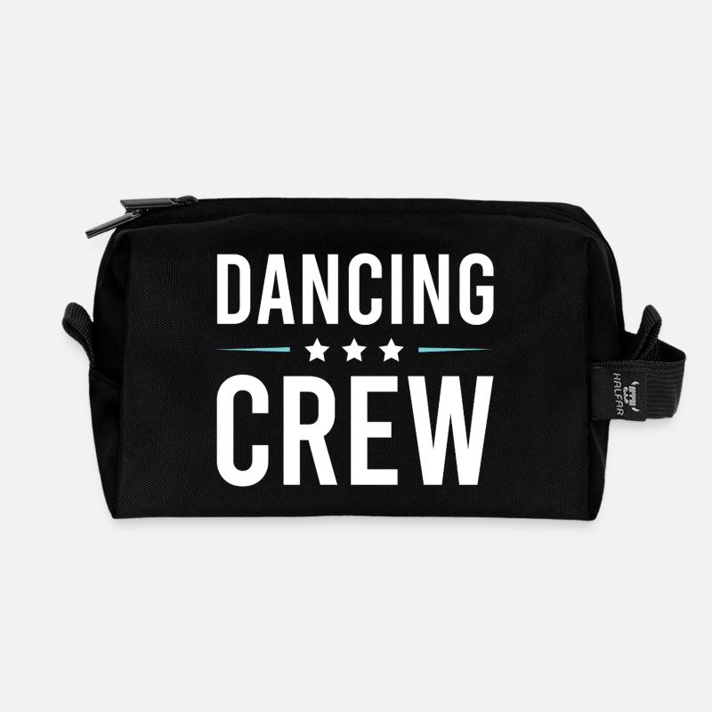 Dancing Crew - Recycelte Kulturtasche - Schwarz