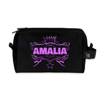 Amalia als Baby - Recycelte Kulturtasche - Schwarz - Vorne