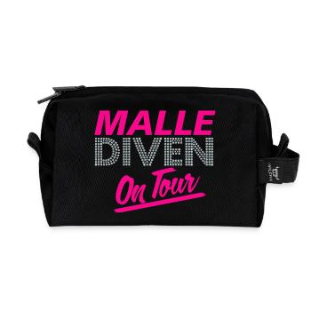 Mallorca, Party, Girls - Recycled Toiletry Zip Bag - black - Front