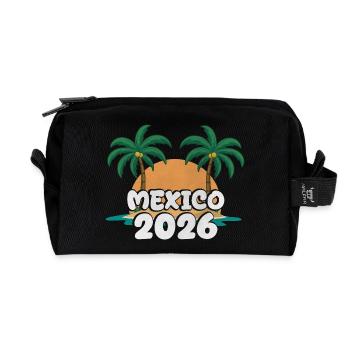 Mexiko 2026 - Recycelte Kulturtasche - Schwarz - Vorne
