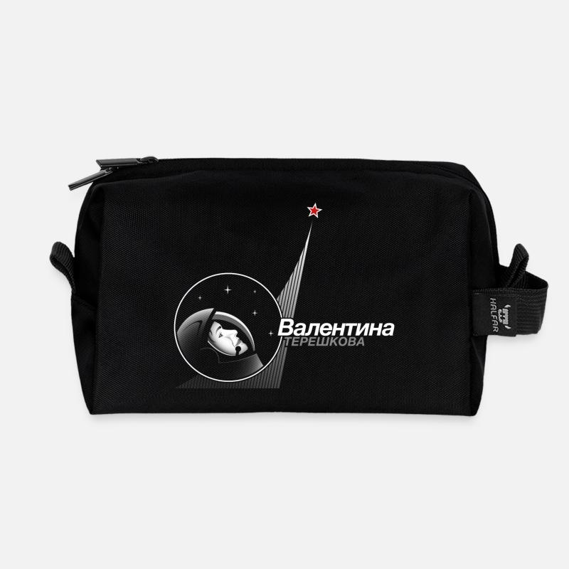 VALENTIN - Recycelte Kulturtasche - Schwarz