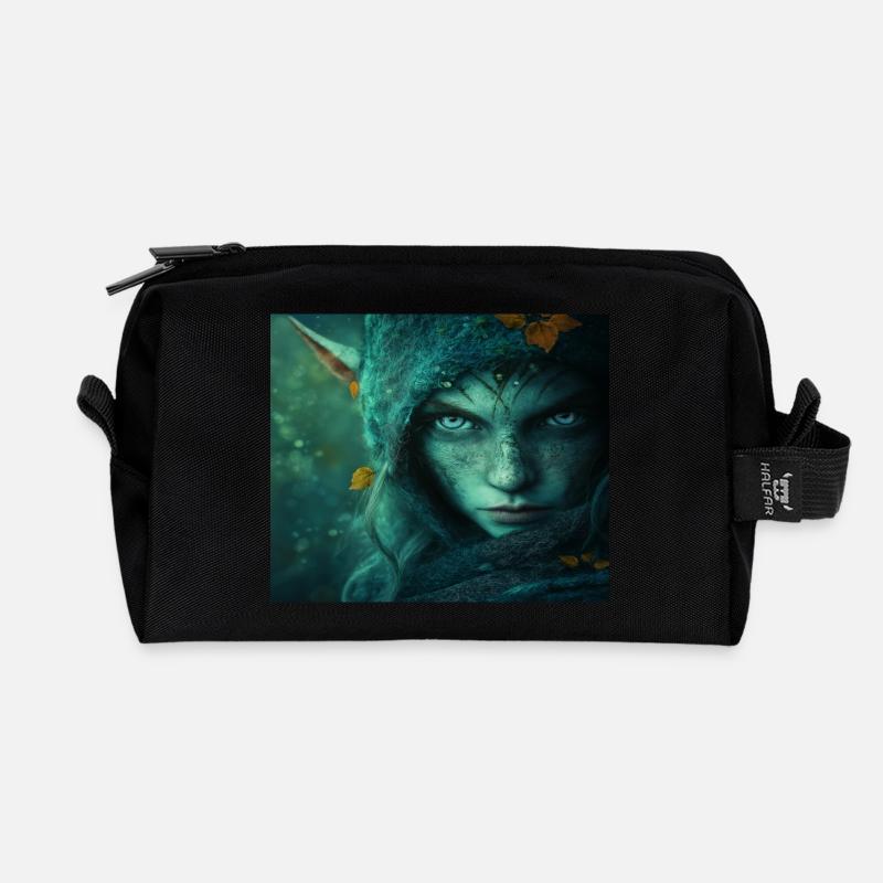 Elf - Recycled Toiletry Zip Bag - black