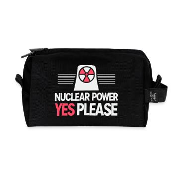 Atomkraft Ja Bitte - Pro Saubere Energie - Recycelte Kulturtasche - Schwarz - Vorne
