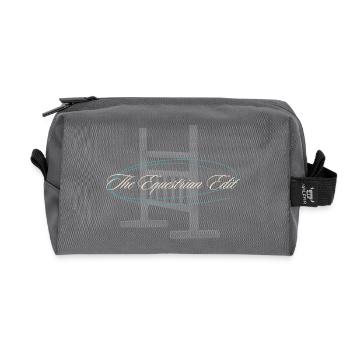 Obstacle cheval - Trousse de toilette en tissu recyclé - anthracite - Devant