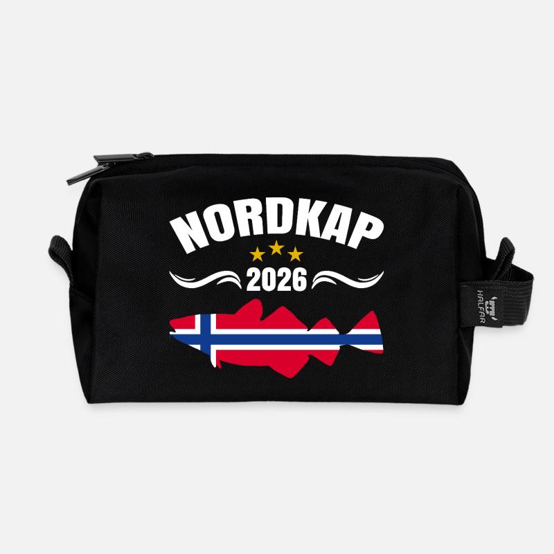 North Cape 2026 - Recycled Toiletry Zip Bag - black