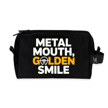 Dental Expert Zahnspange für den Patientenerfolg - Recycelte Kulturtasche - Schwarz - Vorne