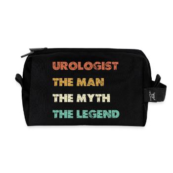 Urologue : La légende du mythe de l’homme - Trousse de toilette en tissu recyclé - noir - Devant