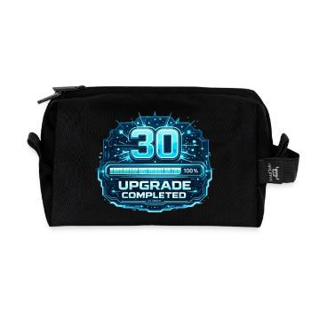 30 Upgrade Abgeschlossen - Recycelte Kulturtasche - Schwarz - Vorne
