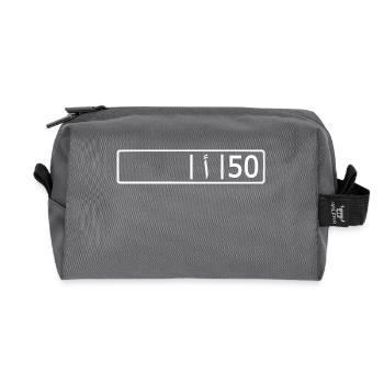 Nador nadorcity 50 ا - Trousse de toilette en tissu recyclé - anthracite - Devant