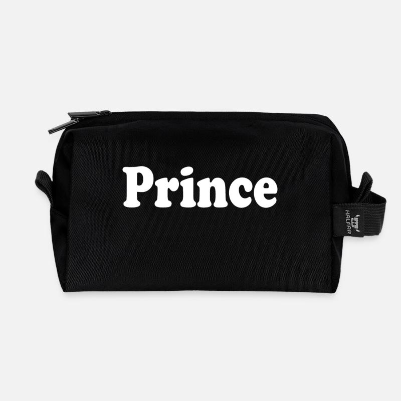 Prince - Recycelte Kulturtasche - Schwarz
