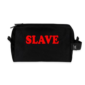 Slave - Recycelte Kulturtasche - Schwarz - Vorne