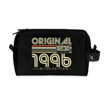 1996 Vintage Vintage Rétro Cadeau d’anniversaire - Trousse de toilette en tissu recyclé - noir - Devant