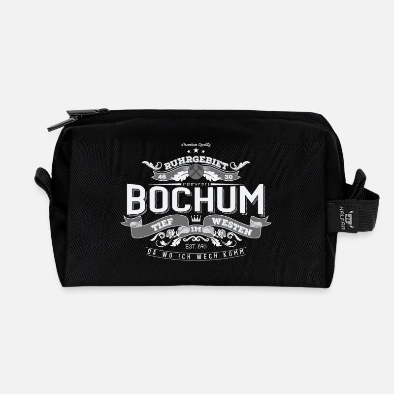 Premium Quality Bochum w/g - Recycelte Kulturtasche - Schwarz