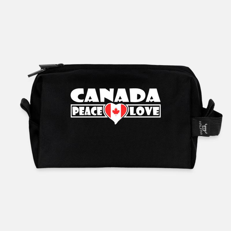 Canada - Trousse de toilette en tissu recyclé - noir