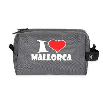 Mallorca - Recycelte Kulturtasche - Anthrazit - Vorne