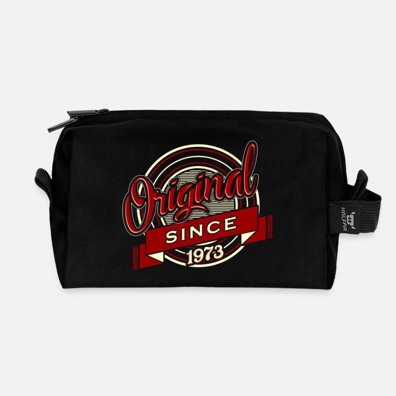 Geburtstag Shirt · Geburtstag · Original 1973 - Recycelte Kulturtasche - Schwarz