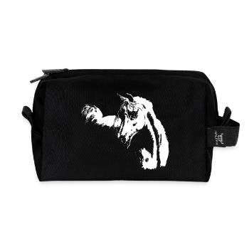 arabisches Pferd - Recycelte Kulturtasche - Schwarz - Vorne