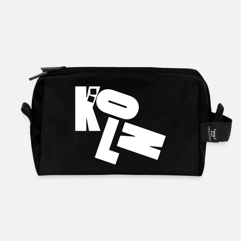 Köln - Recycelte Kulturtasche - Schwarz