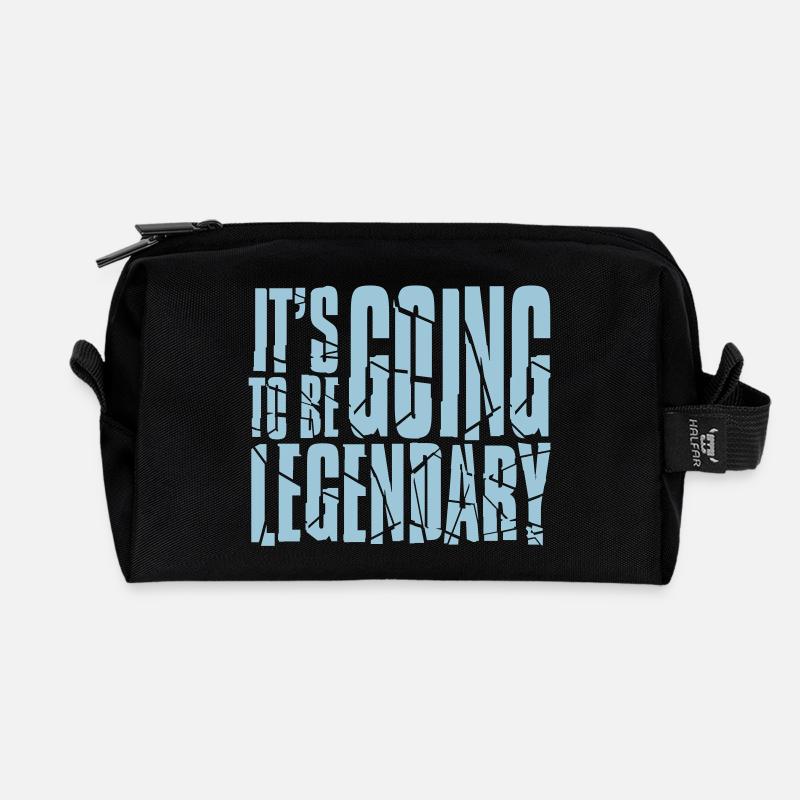 it's going to be legendary II - Recycelte Kulturtasche - Schwarz
