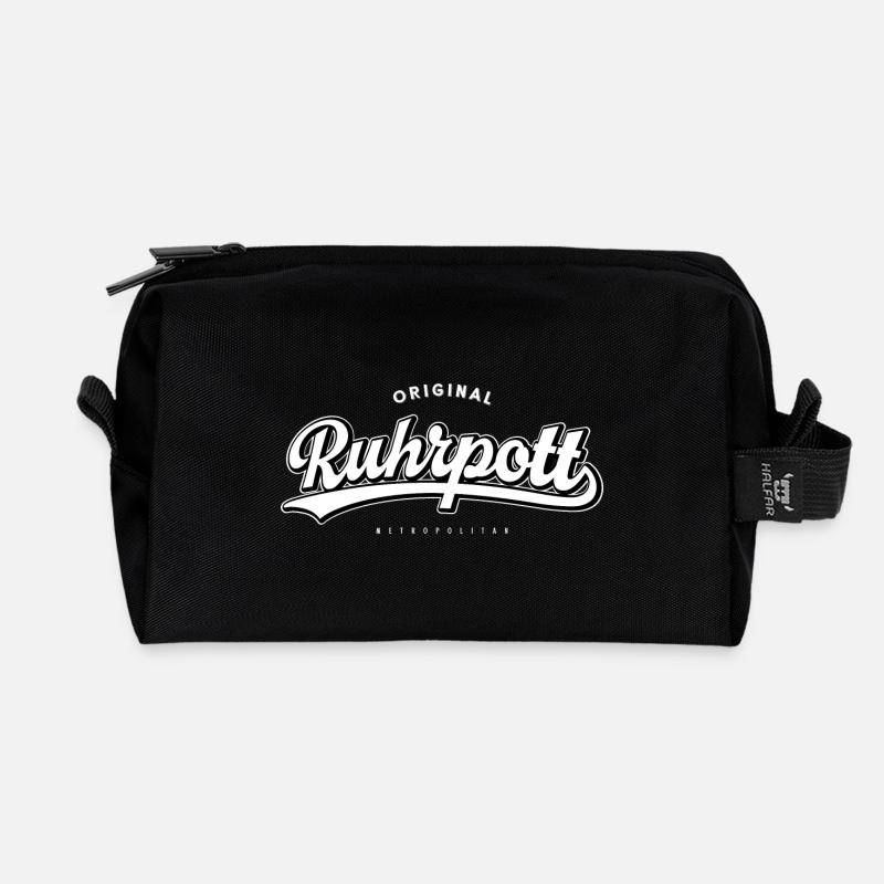 Original Ruhrpott Metro - Recycelte Kulturtasche - Schwarz