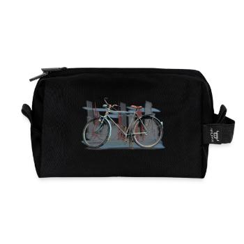 Bicycle - Trousse de toilette en tissu recyclé - noir - Devant