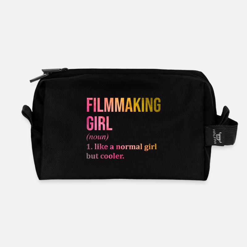 Filmmaker - Recycled Toiletry Zip Bag - black