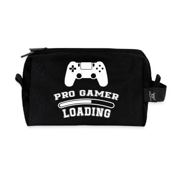 Pro Gamer Loading - Recycled Toiletry Zip Bag - black - Front