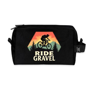 Ride Grave Gravel Bike Rennrad Cyclocross - Recycelte Kulturtasche - Schwarz - Vorne