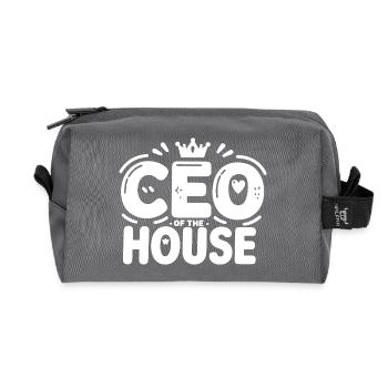 Directeur général de la Maison - Trousse de toilette en tissu recyclé - anthracite - Devant