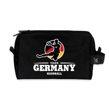 HANDBALL TEAM GERMANY - Recycled Toiletry Zip Bag - black - Front