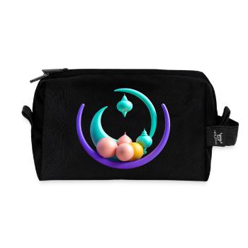 Ramadan Gift Eid Mubarak Islam Allah Muslim - Recycled Toiletry Zip Bag - black - Front