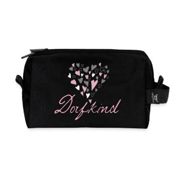 Village Kid - Trousse de toilette en tissu recyclé - noir - Devant