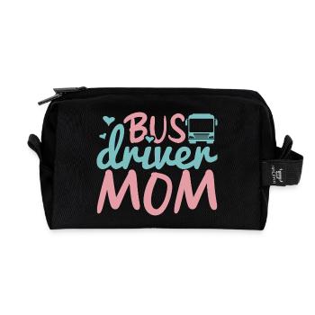 Busfahrer Mama - Recycelte Kulturtasche - Schwarz - Vorne