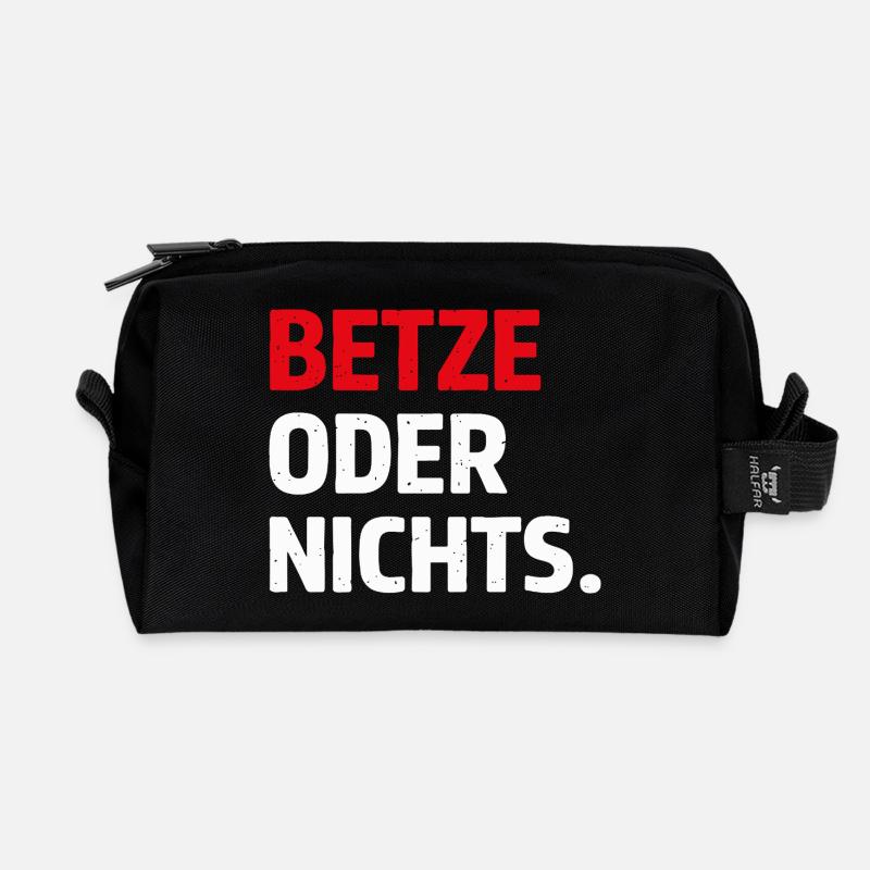 Betze oder nichts – Kaiserslautern Statement Shirt - Recycelte Kulturtasche - Schwarz