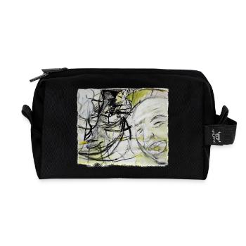 An old man remembers - Recycelte Kulturtasche - Schwarz - Vorne