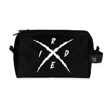 Chevaucher - Trousse de toilette en tissu recyclé - noir - Devant