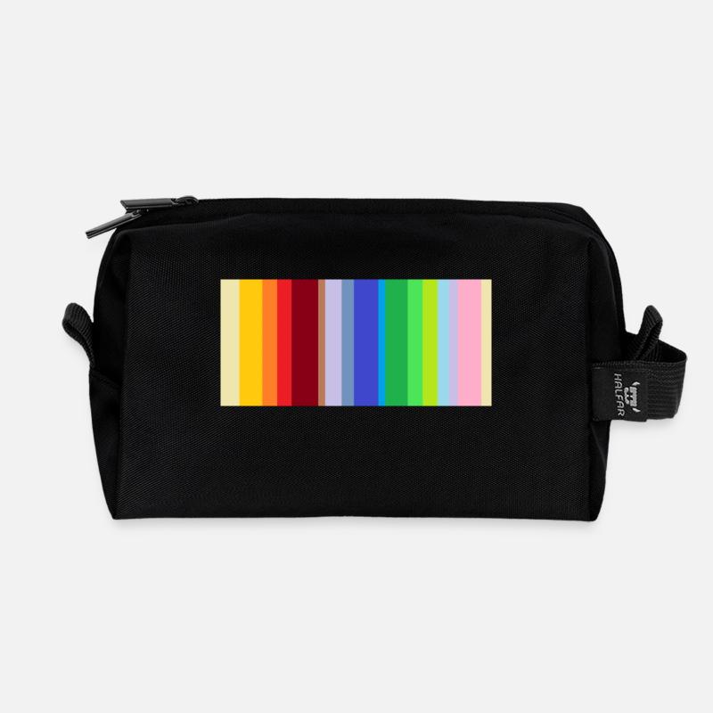 Barcode: various - Recycled Toiletry Zip Bag - black
