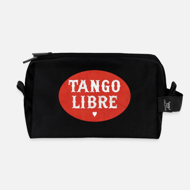 TANGO LIBRE - Recycled Toiletry Zip Bag - black