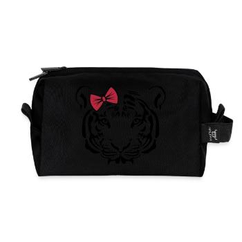 Tiger EDITION cute cute - Trousse de toilette en tissu recyclé - noir - Devant