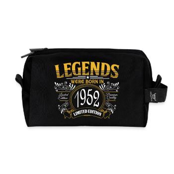 Legenden wurden 1952 geboren - Recycelte Kulturtasche - Schwarz - Vorne